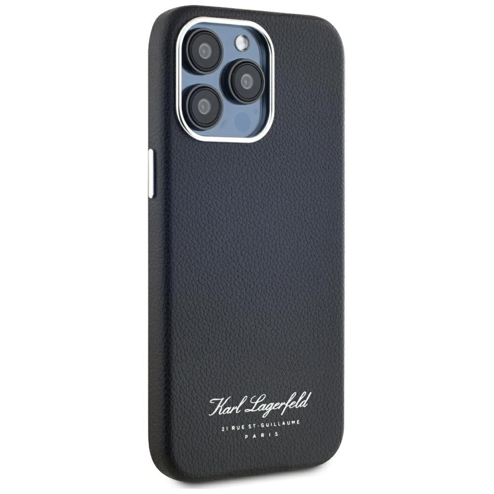 Karl Lagerfeld - Hardcase Leather (KLHCP15LPGWCMKHK) - iPhone 15 Pro - Hotel RSG