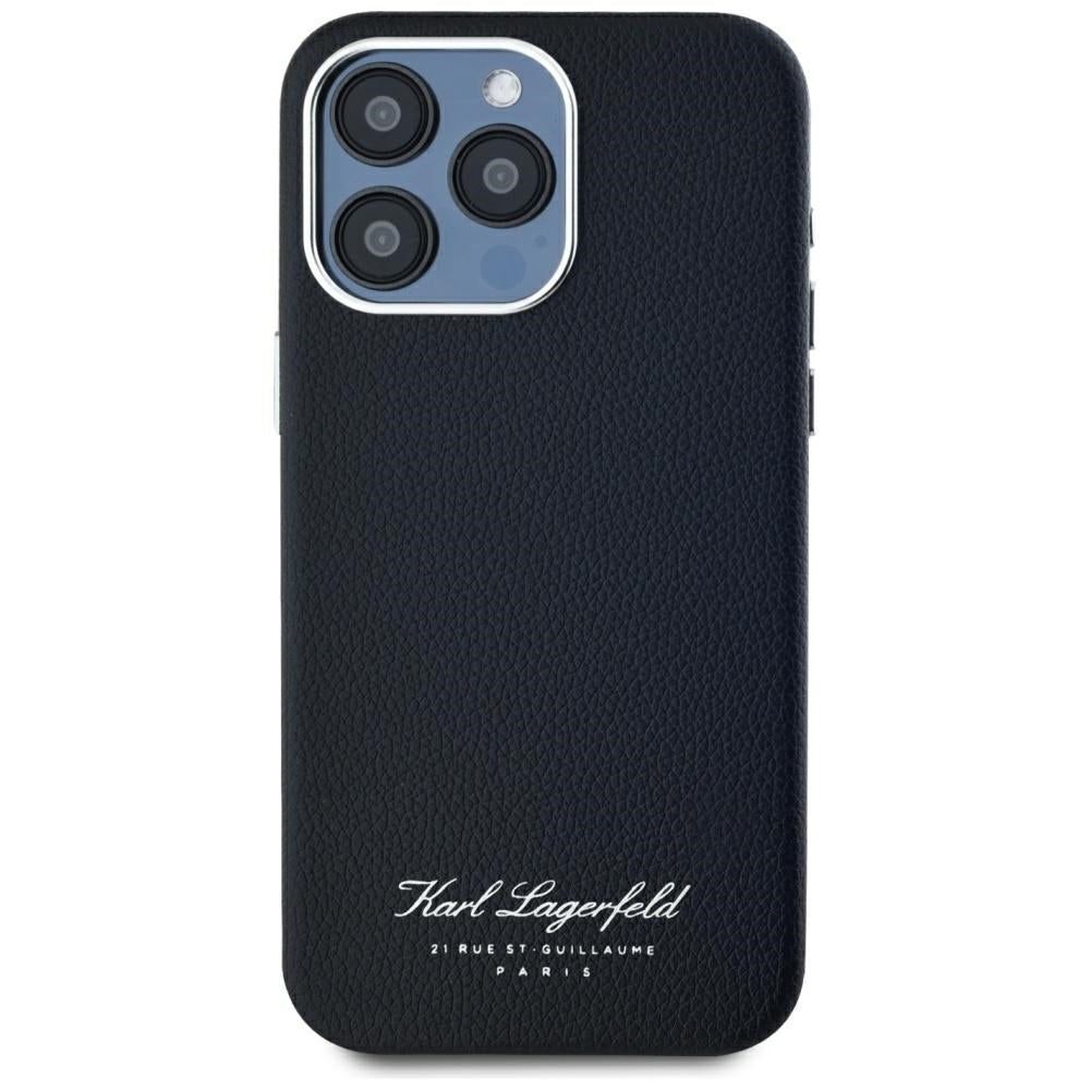 Karl Lagerfeld - Hardcase Leather (KLHCP15LPGWCMKHK) - iPhone 15 Pro - Hotel RSG