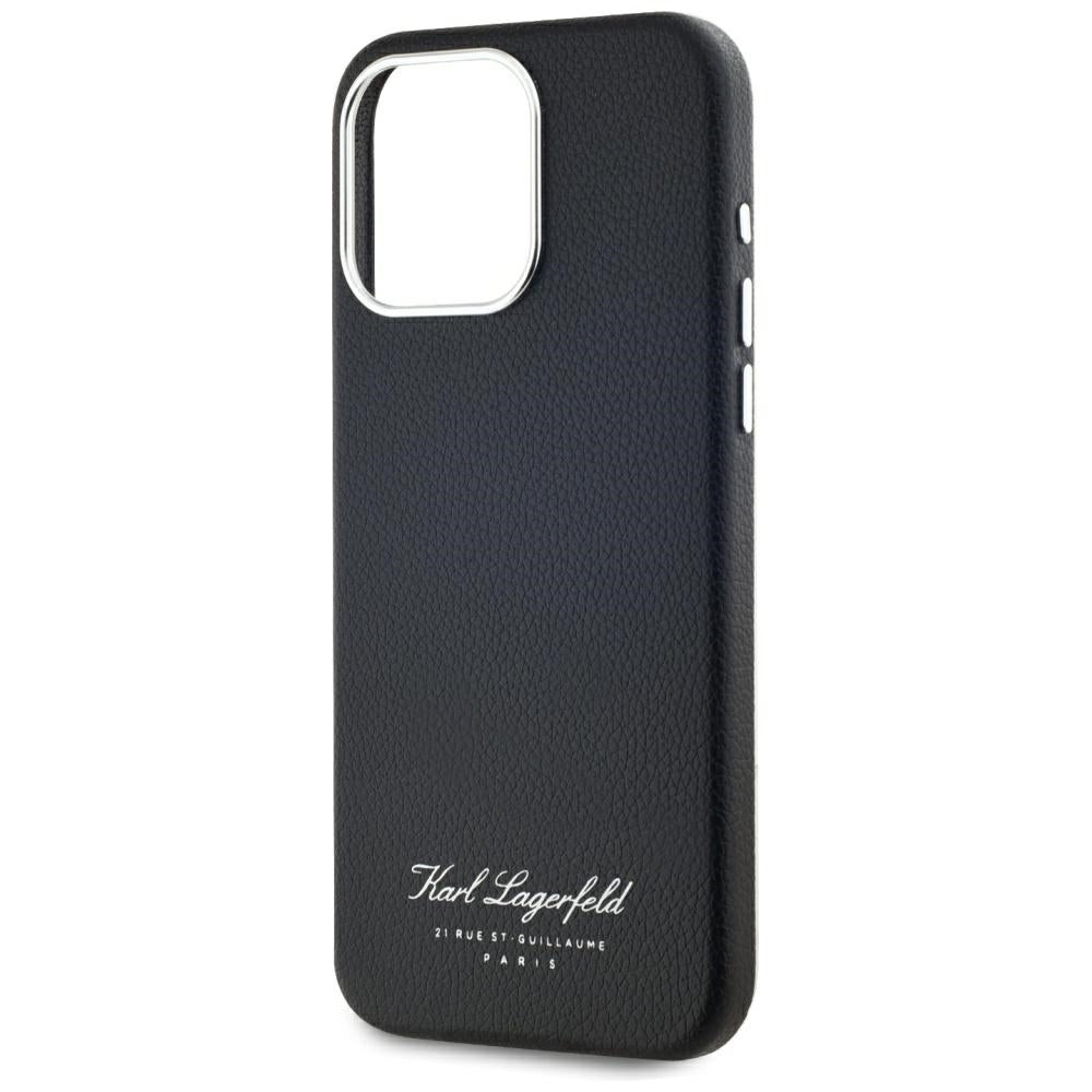 Karl Lagerfeld - Hardcase Leather (KLHCP15LPGWCMKHK) - iPhone 15 Pro - Hotel RSG