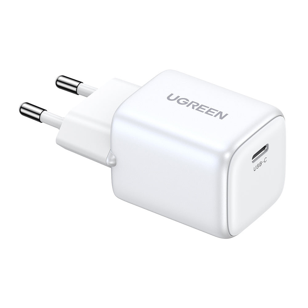Ugreen - Wall Charger Nexode CD319 (15326) - Fast Charging, GaN, USB-C, 30W, 3A, QC4.0, PD3.0 - White