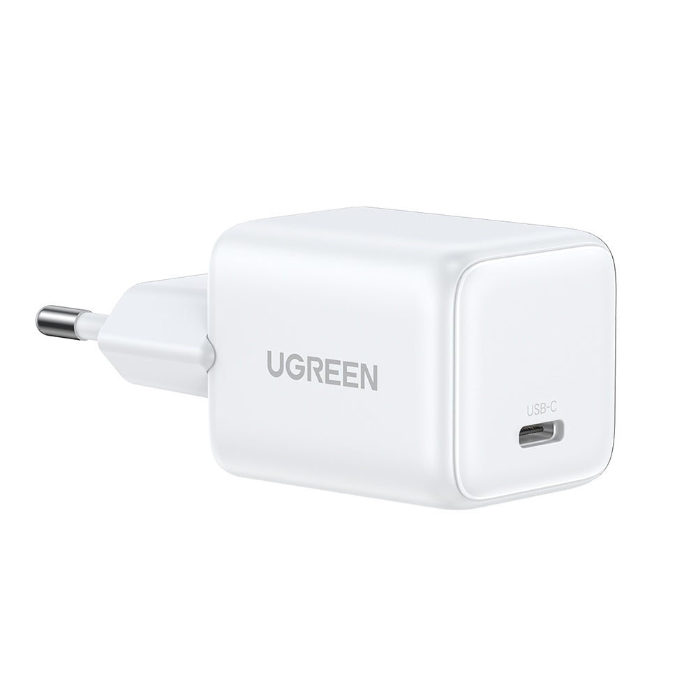 Ugreen - Wall Charger X513 (65009) - USB-C, GaN, Fast Charging, 30W, QC4, 5V/3A - White