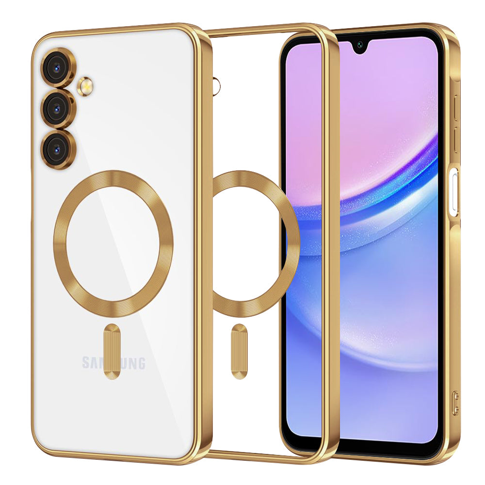 Techsuit - Luxury Crystal MagSafe - Samsung Galaxy A15 4G / A15 5G - Gold