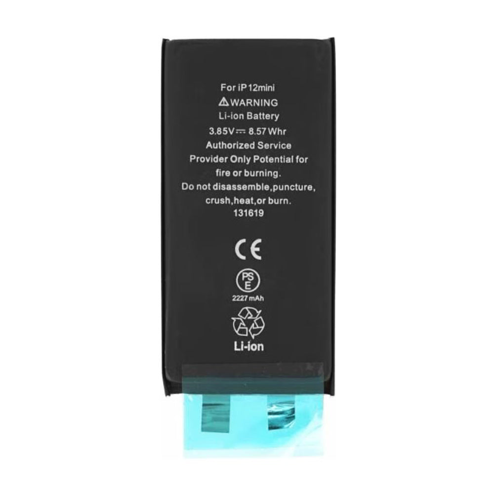 OEM - Smartphone Battery (18529) - without Flex-Cable - iPhone 12 Mini - 2227mAh - Black