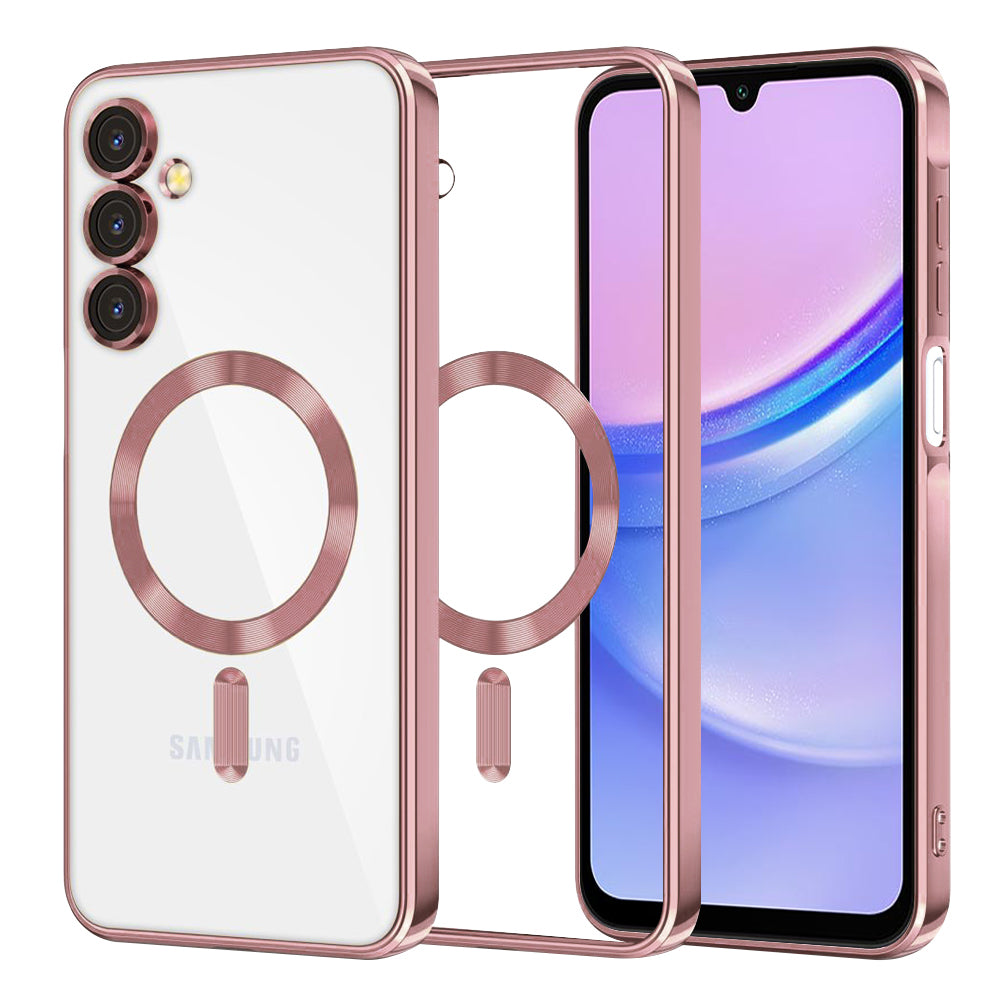 Techsuit - Luxury Crystal MagSafe - Samsung Galaxy A15 4G / A15 5G - Pink
