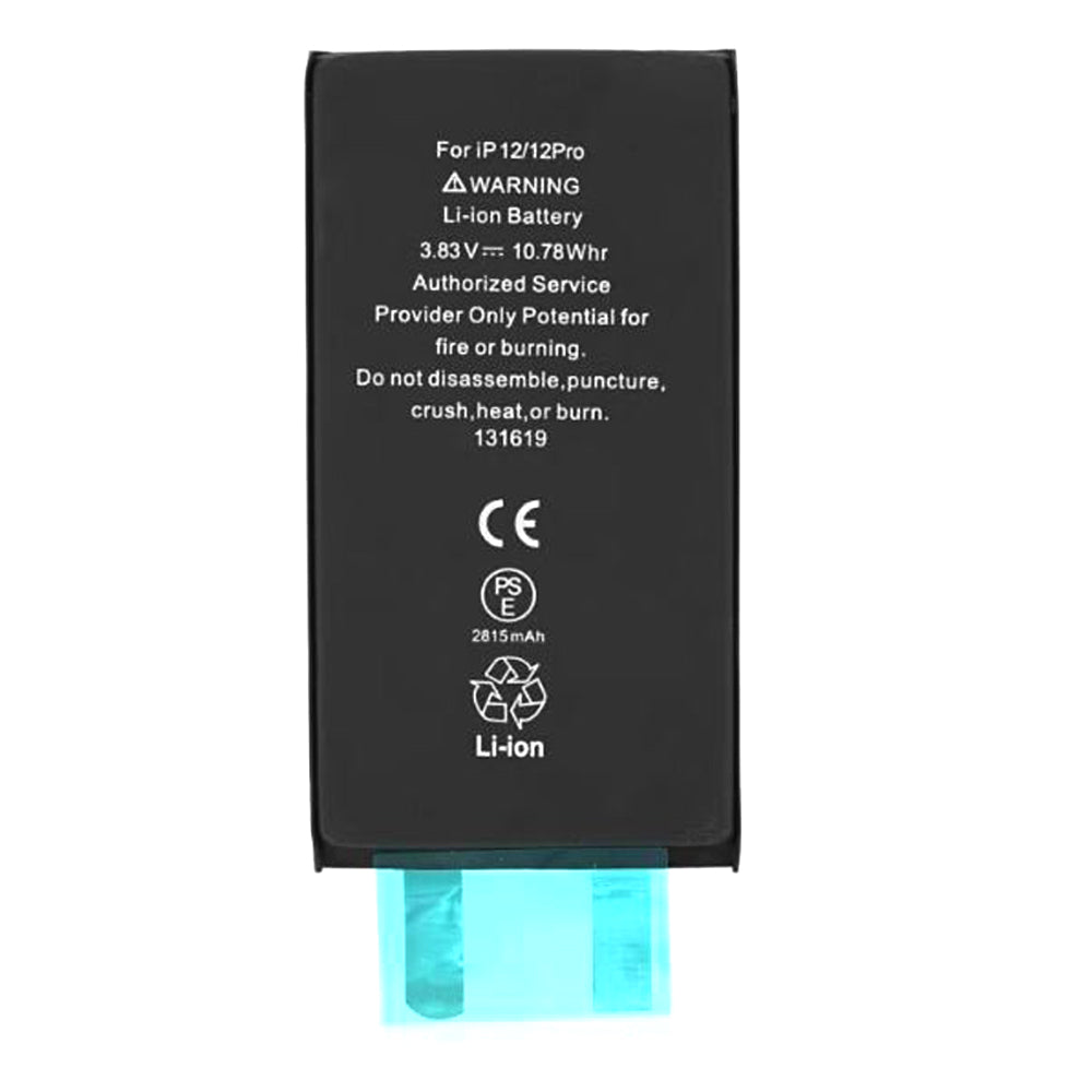 OEM - Smartphone Battery (18530) - without Flex-Cable - iPhone 12 / 12 Pro - 2815mAh - Black