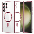 Techsuit - Luxury Crystal MagSafe - Samsung Galaxy S23 Ultra - Pink