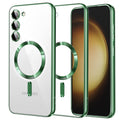 Techsuit - Luxury Crystal MagSafe - Samsung Galaxy S23 Plus - Light Green