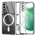 Husa de protectie Techsuit Luxury Crystal MagSafe compatibil cu Samsung Galaxy S22 Plus 5G, Argintiu