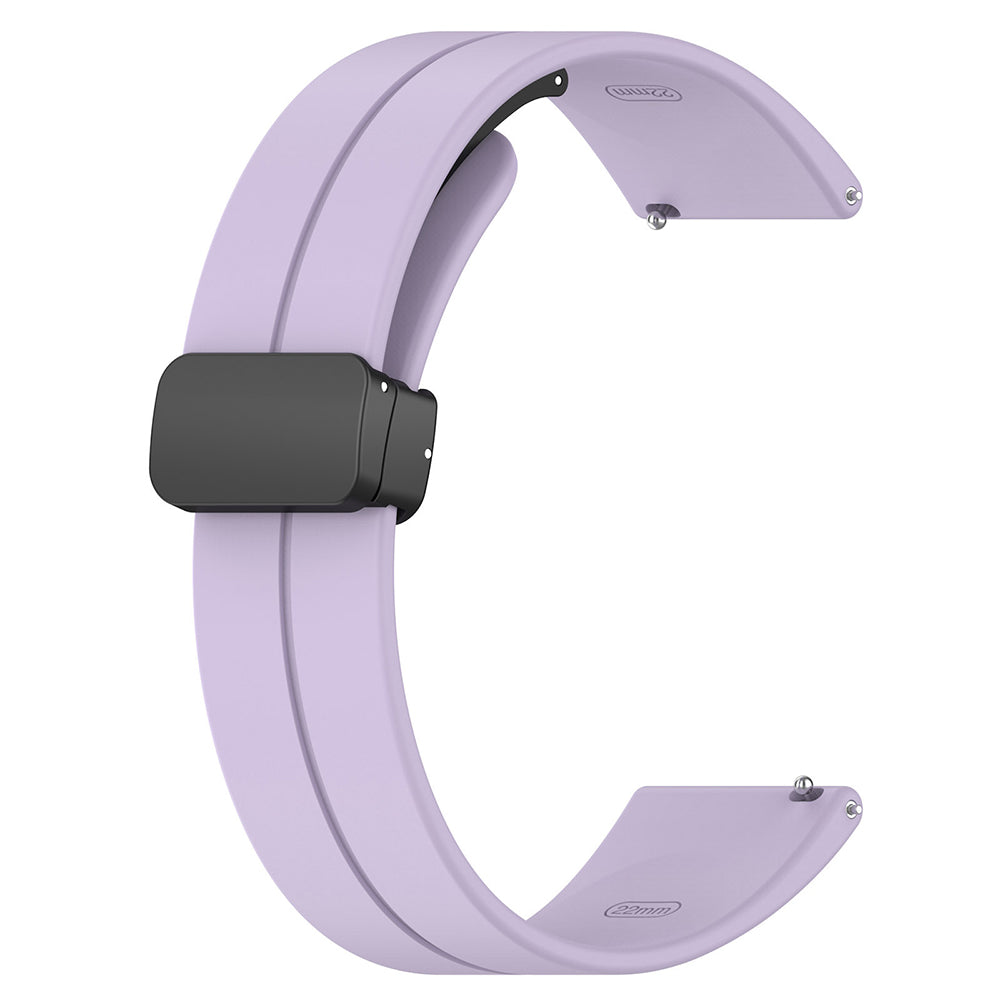Techsuit - Watchband 18mm (W011) - Huawei Watch GT 4 (41mm)/W1/Honor Watch S1/Garmin Venu 2S/Vivoactive 4S - Purple