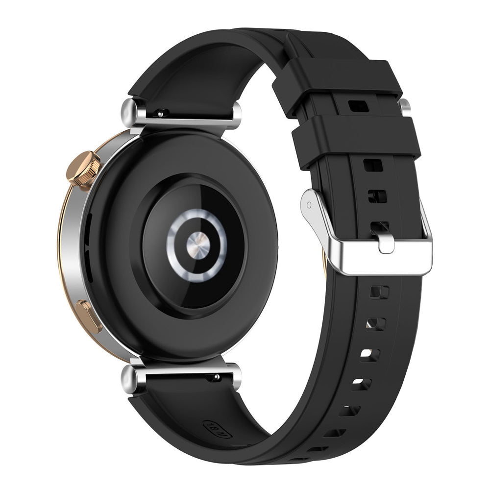 Techsuit - Watchband 18mm (W075) - Huawei Watch GT 4 (41mm)/W1/Honor Watch S1/Garmin Venu 2S/Vivoactive 4S - White