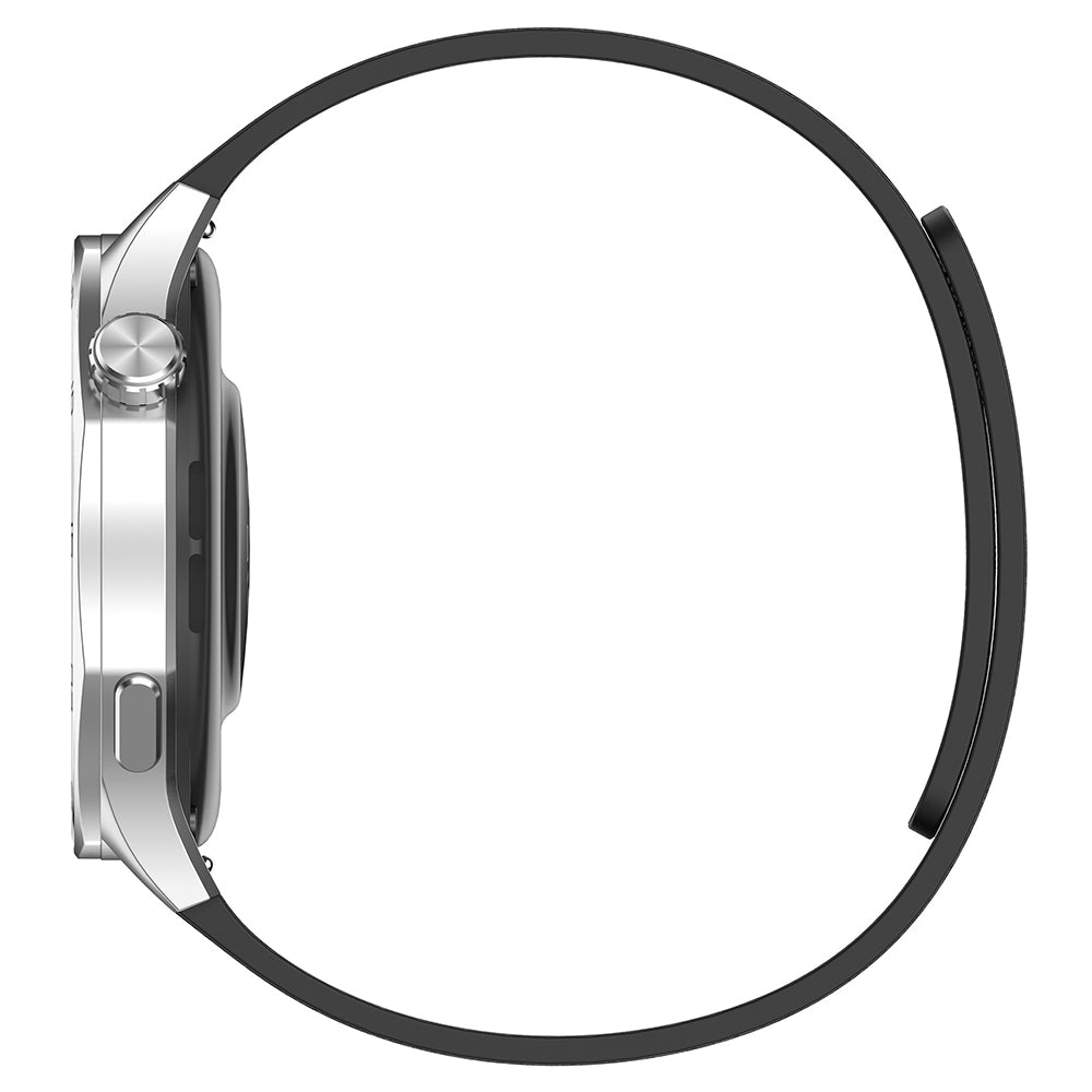 Techsuit - Watchband 20mm (W074) - Samsung Galaxy Watch4/5/Active 2, Huawei Watch GT 3 (42mm)/GT 3 Pro (43mm) - Grey / O