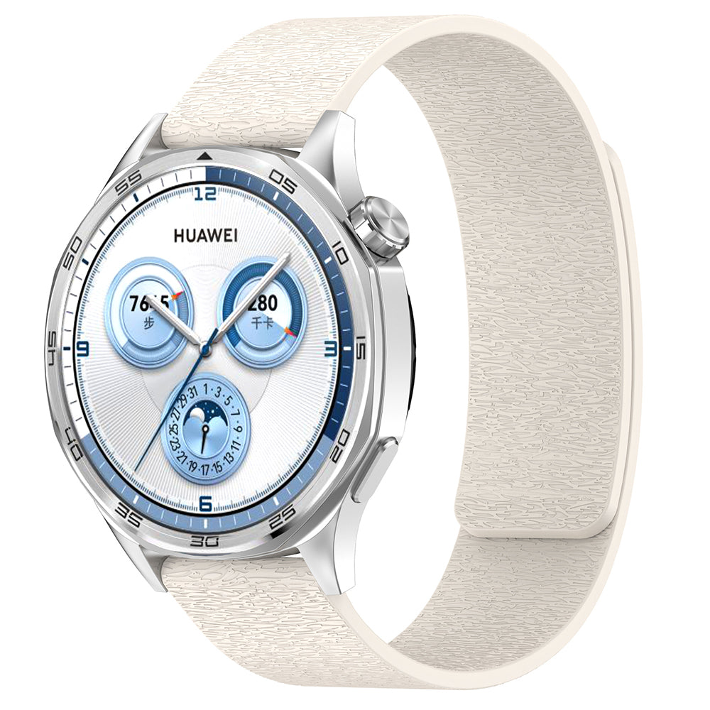 Techsuit - Watchband 20mm (W074) - Samsung Galaxy Watch4/5/Active 2, Huawei Watch GT 3 (42mm)/GT 3 Pro (43mm) - Beige