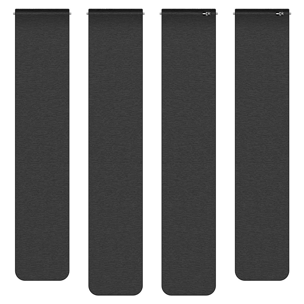 Techsuit - Watchband 18mm (W074) - Huawei Watch GT 4 (41mm)/W1/Honor Watch S1/Garmin Venu 2S/Vivoactive 4S - Grey / Oran
