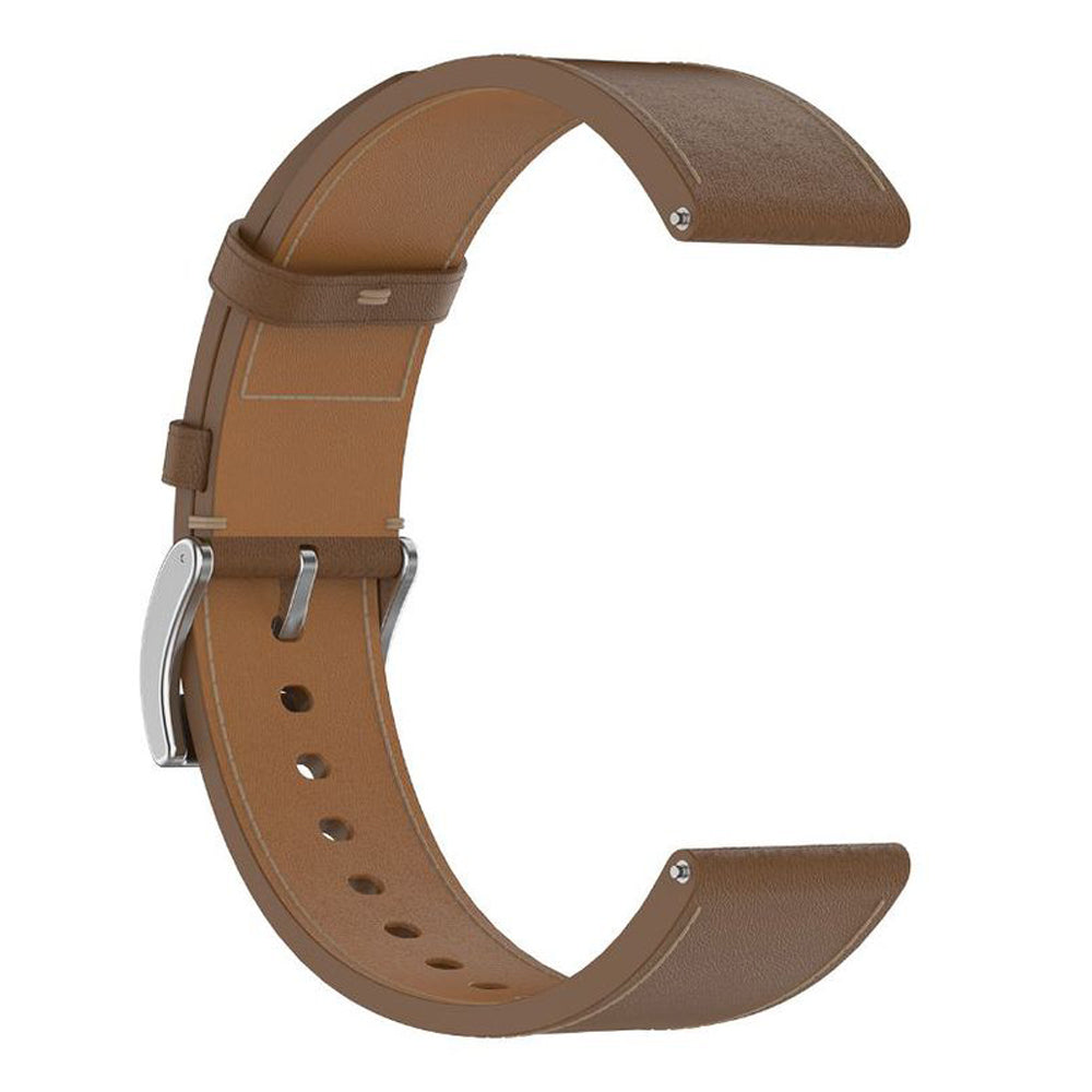 Techsuit - Watchband 20mm (W073) - Samsung Galaxy Watch4/5/Active 2, Huawei Watch GT 3 (42mm)/GT 3 Pro (43mm) - Brown