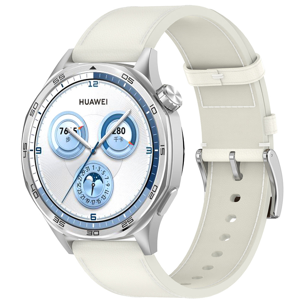 Techsuit - Watchband 20mm (W073) - Samsung Galaxy Watch4/5/Active 2, Huawei Watch GT 3 (42mm)/GT 3 Pro (43mm) - White