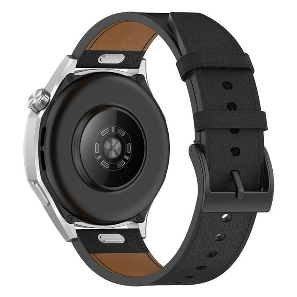 Techsuit - Watchband 22mm (W073) - Samsung Galaxy Watch (46mm)/Watch 3/Gear S3, Huawei Watch GT/GT 2/GT 3 (46mm) - Black