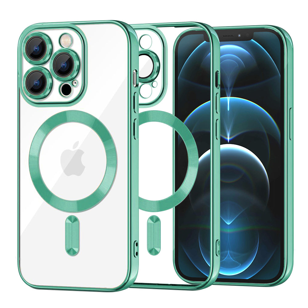 Techsuit - Luxury Crystal MagSafe - iPhone 12 Pro Max - Light Green