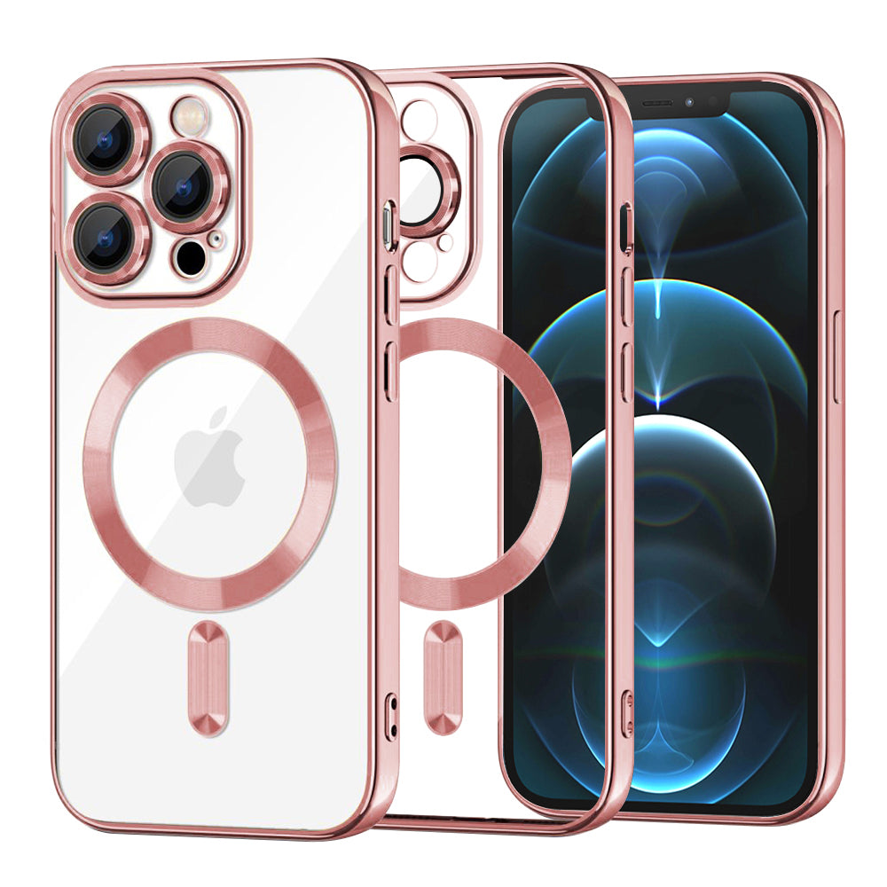 Techsuit - Luxury Crystal MagSafe - iPhone 12 Pro Max - Pink