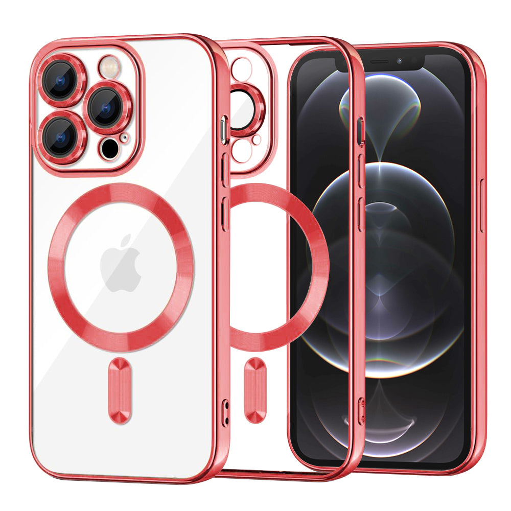Techsuit - Luxury Crystal MagSafe - iPhone 12 Pro - Red