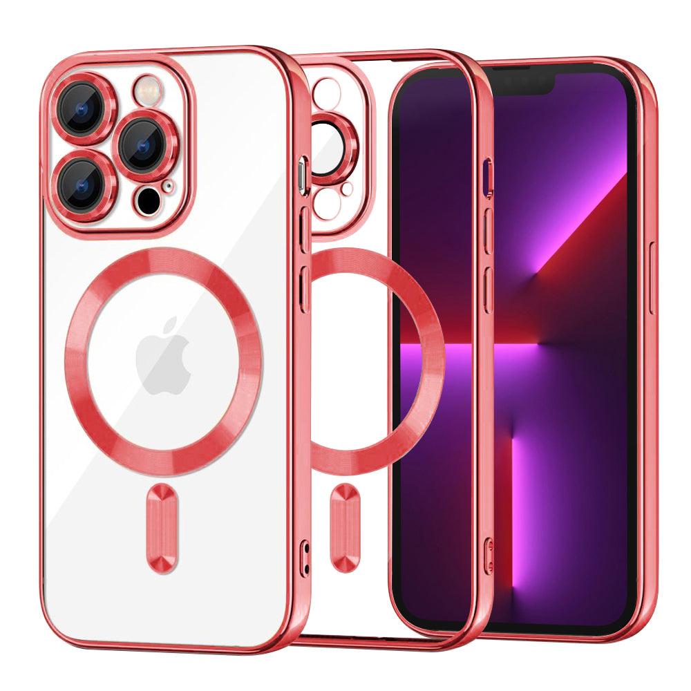 Techsuit - Luxury Crystal MagSafe - iPhone 13 Pro - Red