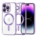 Husa de protectie Techsuit Luxury Crystal MagSafe compatibil cu iPhone 14 Pro Max, Mov