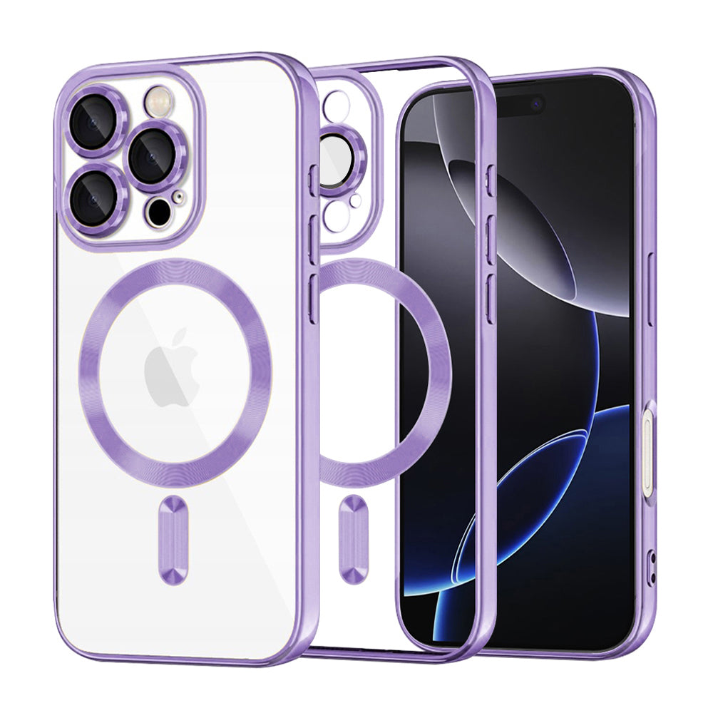 Techsuit - Luxury Crystal MagSafe - iPhone 16 Pro Max - Light Purple