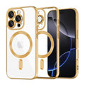 TechSuit Husa de protectie Techsuit Luxury Crystal MagSafe compatibil cu iPhone 16 Pro Max, Auriu