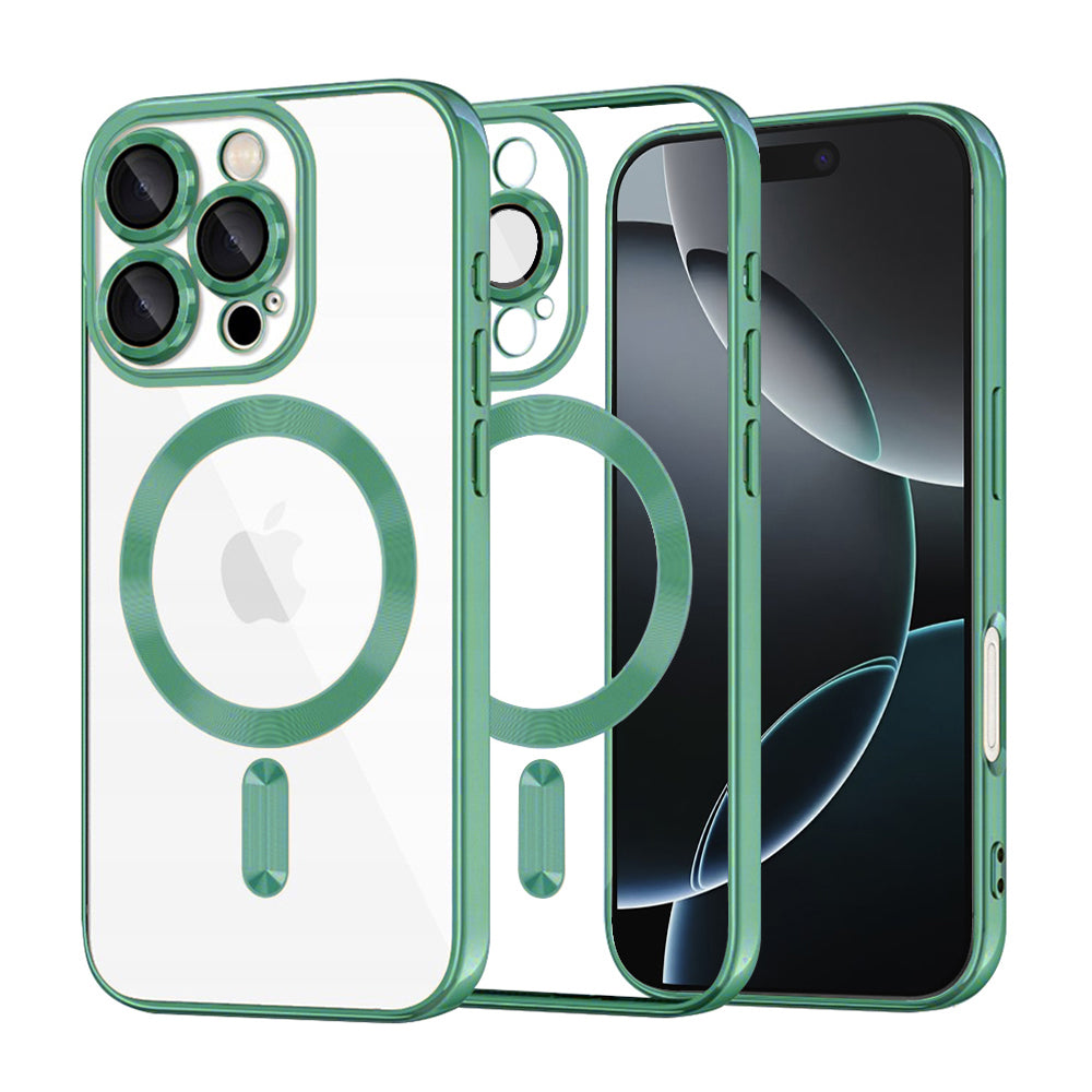 Techsuit - Luxury Crystal MagSafe - iPhone 16 Pro - Light Green