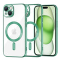 Techsuit - Luxury Crystal MagSafe - iPhone 15 Plus - Light Green