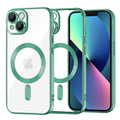 TechSuit Husa de protectie Techsuit Luxury Crystal MagSafe compatibil cu iPhone 13, Verde Deschis
