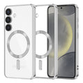 TechSuit Husa de protectie Techsuit Luxury Crystal MagSafe compatibil cu Samsung Galaxy S24, Argintiu