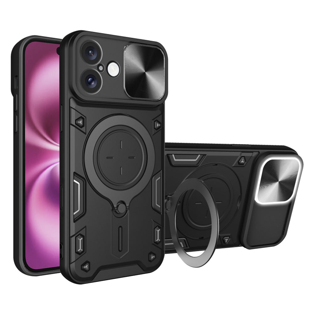 Techsuit - CamGuard Pro - iPhone 16 Plus - Black
