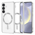 Husa de protectie Techsuit Luxury Crystal MagSafe compatibil cu Samsung Galaxy S24 Plus, Argintiu