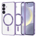 Husa de protectie Techsuit Luxury Crystal MagSafe compatibil cu Samsung Galaxy S24 Plus, Mov