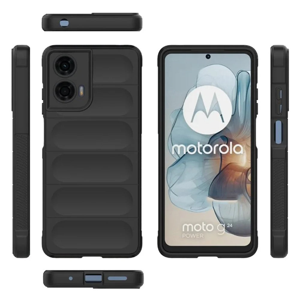 Techsuit - Magic Shield - Motorola Moto G04 / Moto G04s / Moto G24 / Moto E14 - Black