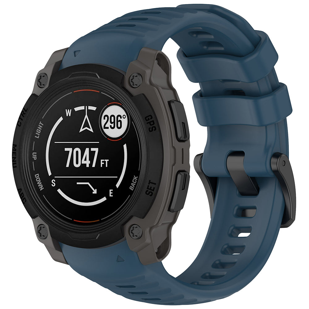 Techsuit - Watchband (W076) - Garmin Instinct E 45mm - Navy Blue