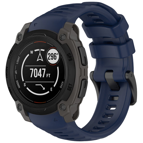 Techsuit - Watchband (W076) - Garmin Instinct E 45mm - Dark Blue