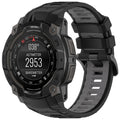 TechSuit Curea smartwatch Techsuit Watchband (W077) compatibil cu Garmin Instinct 3 50mm/Instinct 3 50mm Solar, Negru /G