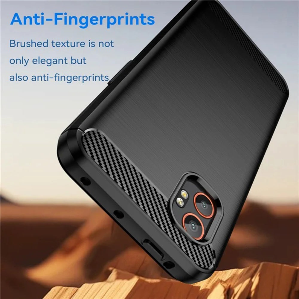 Techsuit - Carbon Silicone - Samsung Galaxy Xcover7 Pro - Black
