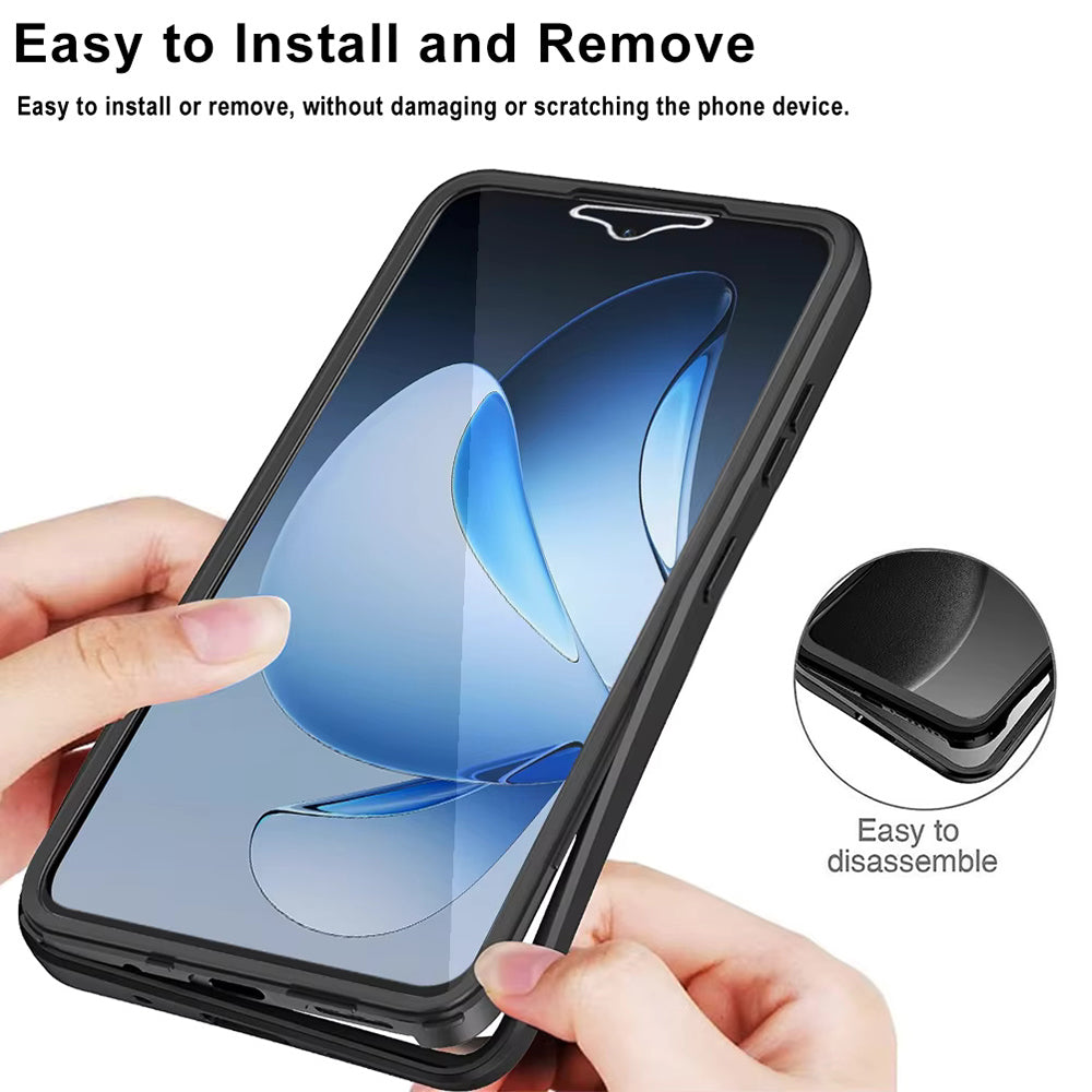 Techsuit - ColorVerse 360 Series + Screen Protector - Oppo Reno13 - Blue