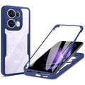 Techsuit - ColorVerse 360 Series + Screen Protector - Oppo Reno13 Pro - Blue