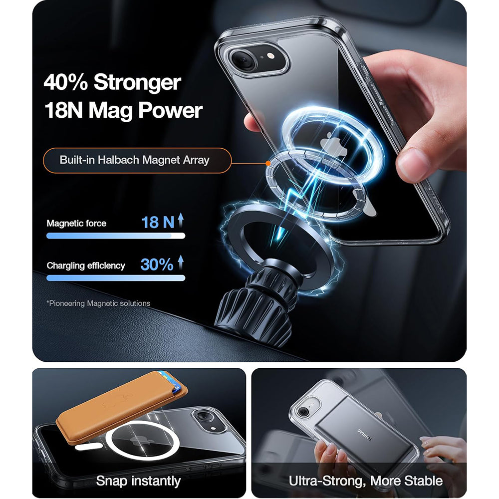 Torras - Guardian Magnetic Series - iPhone 16e / iPhone 17e - Clear