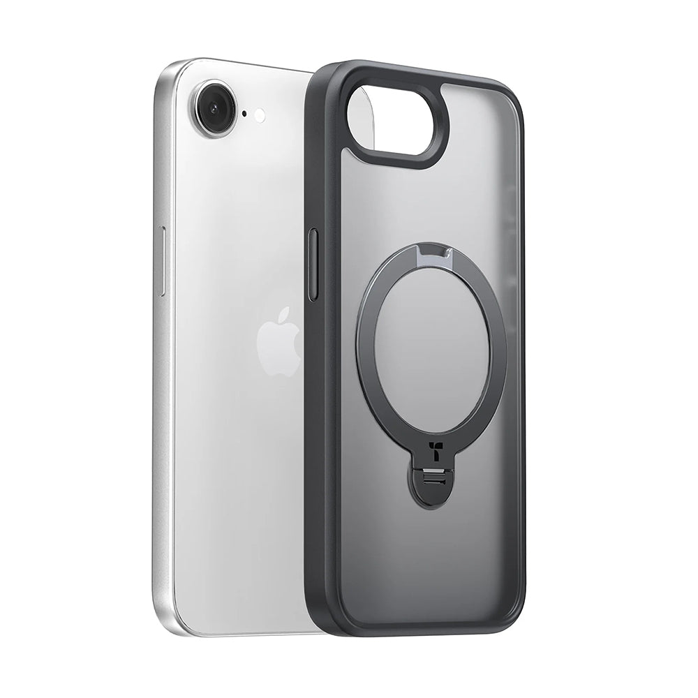 Torras - Ostand Spin MagSafe Series - iPhone 16e / iPhone 17e - Black