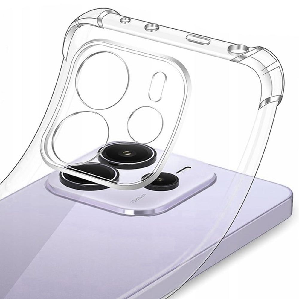 Techsuit - Shockproof Clear Silicone - Xiaomi Redmi Note 14 4G (Standard) - Clear