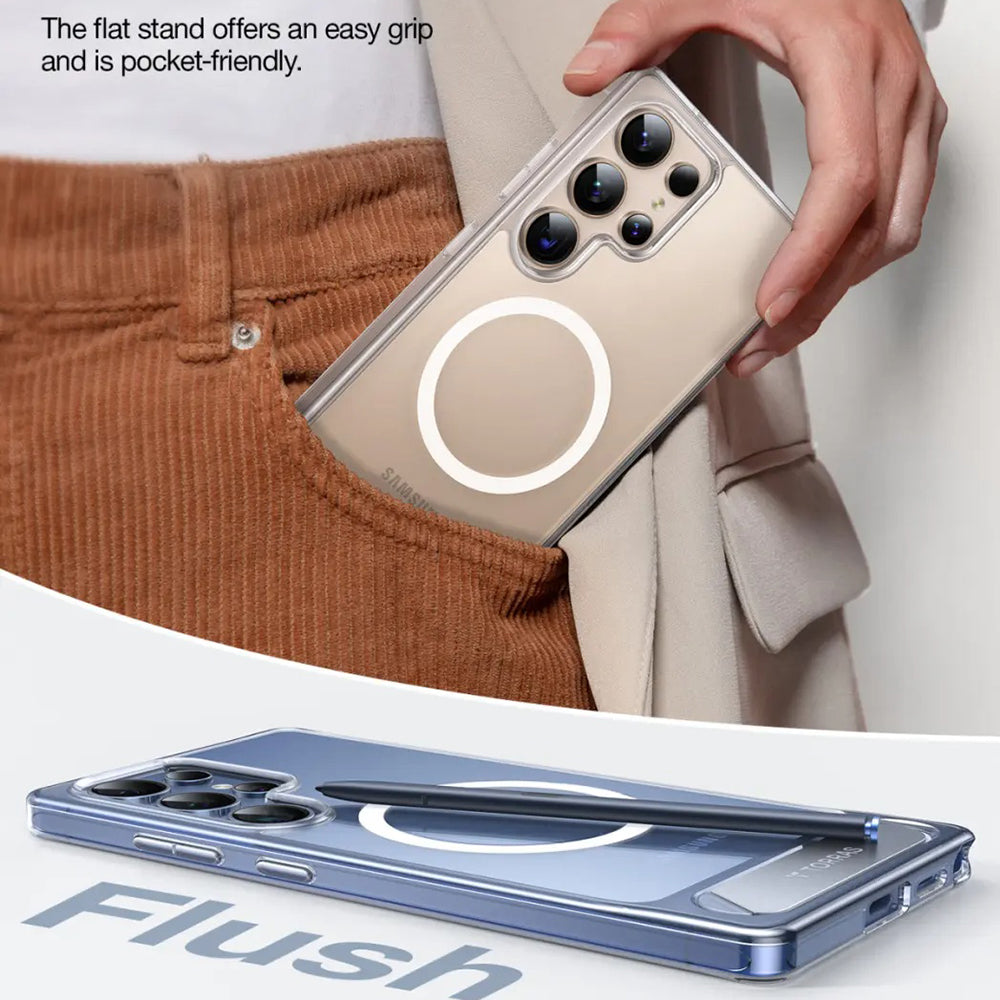Torras - Pstand MagSafe - Samsung Galaxy S25 Ultra - Clear