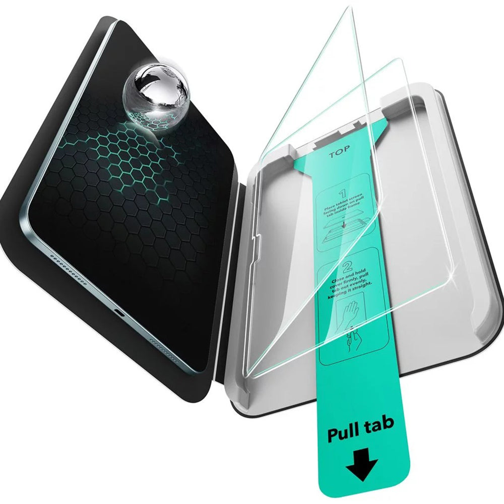 ESR - Tempered Glass Screen Protector UltraFit Tray (2 pack) - iPad Air 11 (2024) / Air 11 (2025) / Air 11 (2026) - Clea