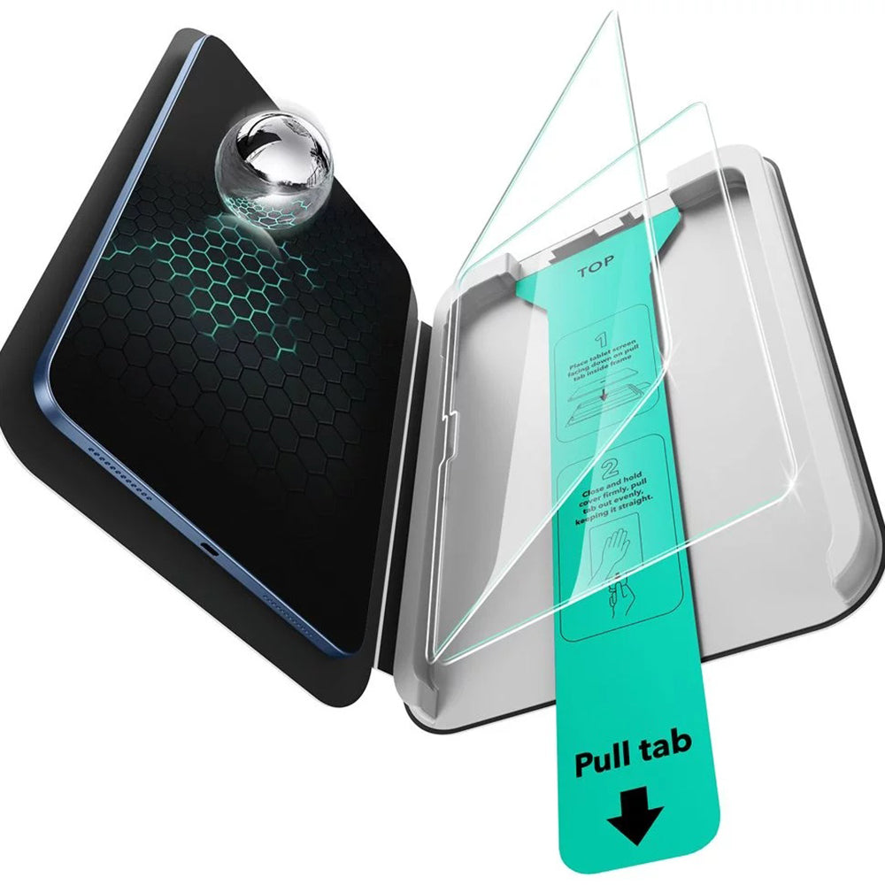 ESR - Tempered Glass Screen Protector UltraFit Tray (2 pack) - iPad 10 (2022) 10.9 / 11 (2025) / 12 (2026) - Clear