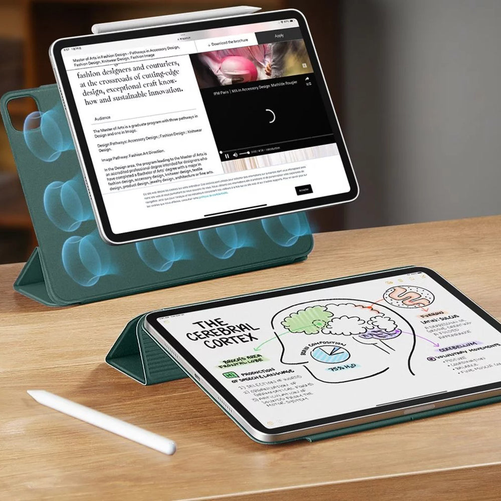 ESR - Rebound Magnetic - iPad Pro 12.9 (2020/2021/2022) / Air 13 (2024) / Air 13 (2025) / Air 13 (2026) - Forest Green