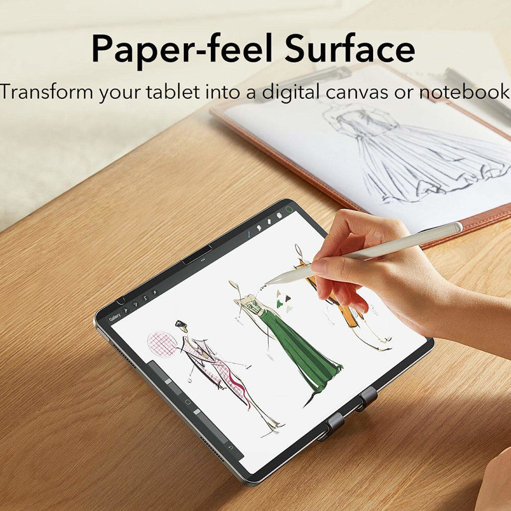 ESR - Paper-Feel Magnetic - iPad 10 (2022) 10.9 / 11 (2025) / 12 (2026) - Clear