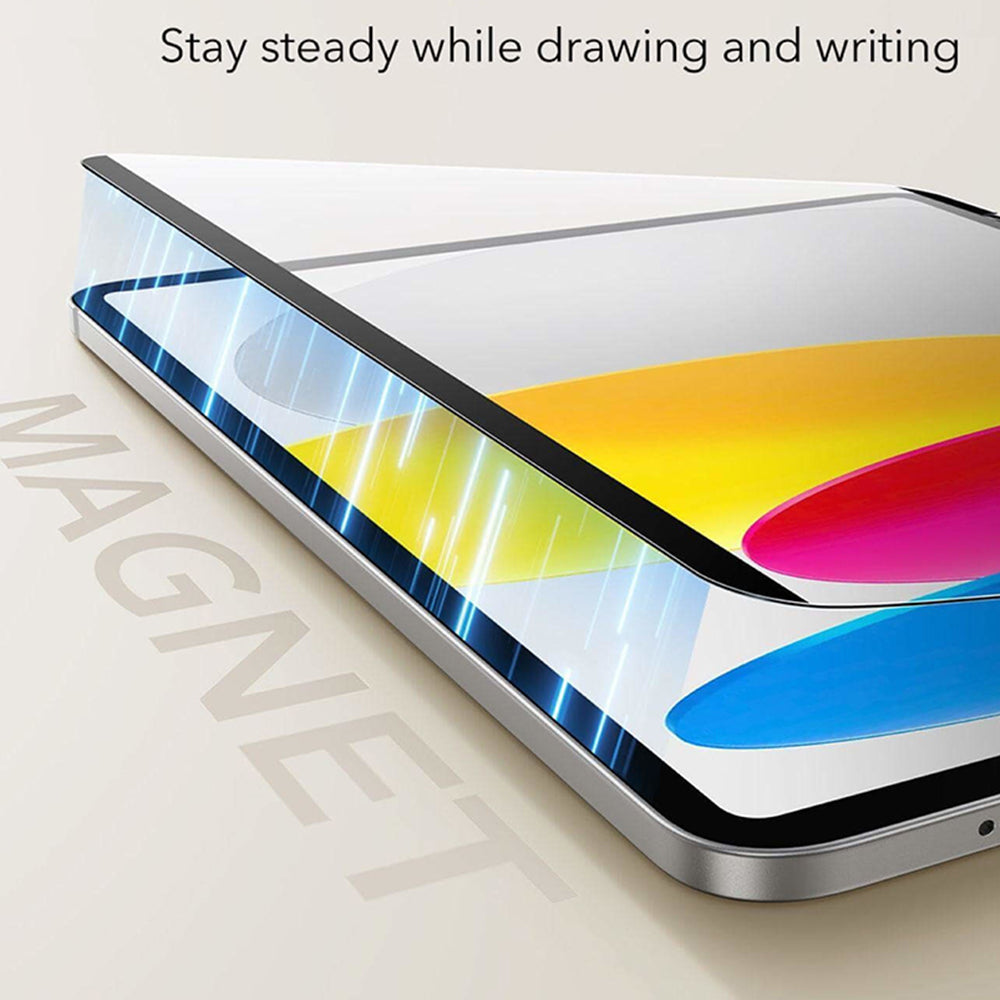 ESR - Paper-Feel Magnetic - iPad 10 (2022) 10.9 / 11 (2025) / 12 (2026) - Clear